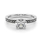 Vintage Style Solitaire Engagement Ring