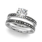 Vintage Style Solitaire Engagement Ring