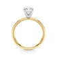 Vintage Style Solitaire Engagement Ring
