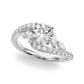 Bypass Fancy Shape Melee Marquise Shape Engagement Ring