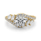 Bypass Multirow Marquise Shape Engagement Rings