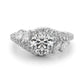 Bypass Multirow Marquise Shape Engagement Rings