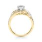 Bypass Multirow Marquise Shape Engagement Rings