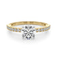 Single Row Engagement Ring