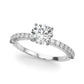 Single Row Engagement Ring
