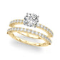 Single Row Engagement Ring