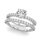 Single Row Engagement Ring