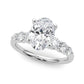 Graduating Single Row Round Engagement Ring
