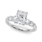Graduating Single Row Round Engagement Ring