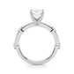 Single Row Engagement Ring