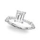 Single Row Engagement Ring