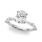 Single Row Engagement Ring