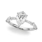 Single Row Engagement Ring