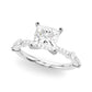 Single Row Engagement Ring