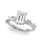 Floral Engagement Ring