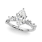 Floral Engagement Ring