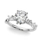 Floral Engagement Ring