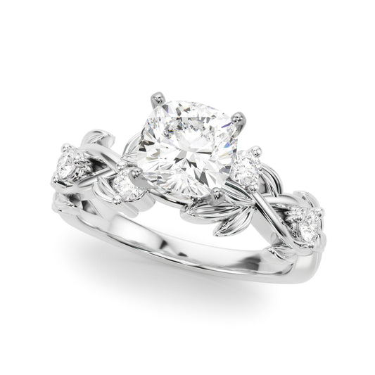 Floral Engagement Ring