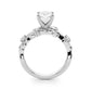 Floral Engagement Ring