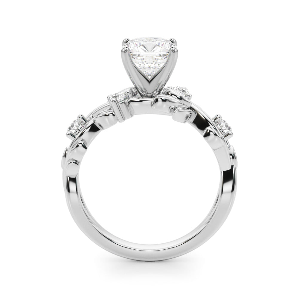 Floral Engagement Ring