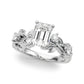 Floral Engagement Ring