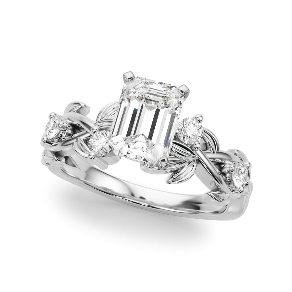 Floral Engagement Ring