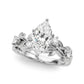 Floral Engagement Ring