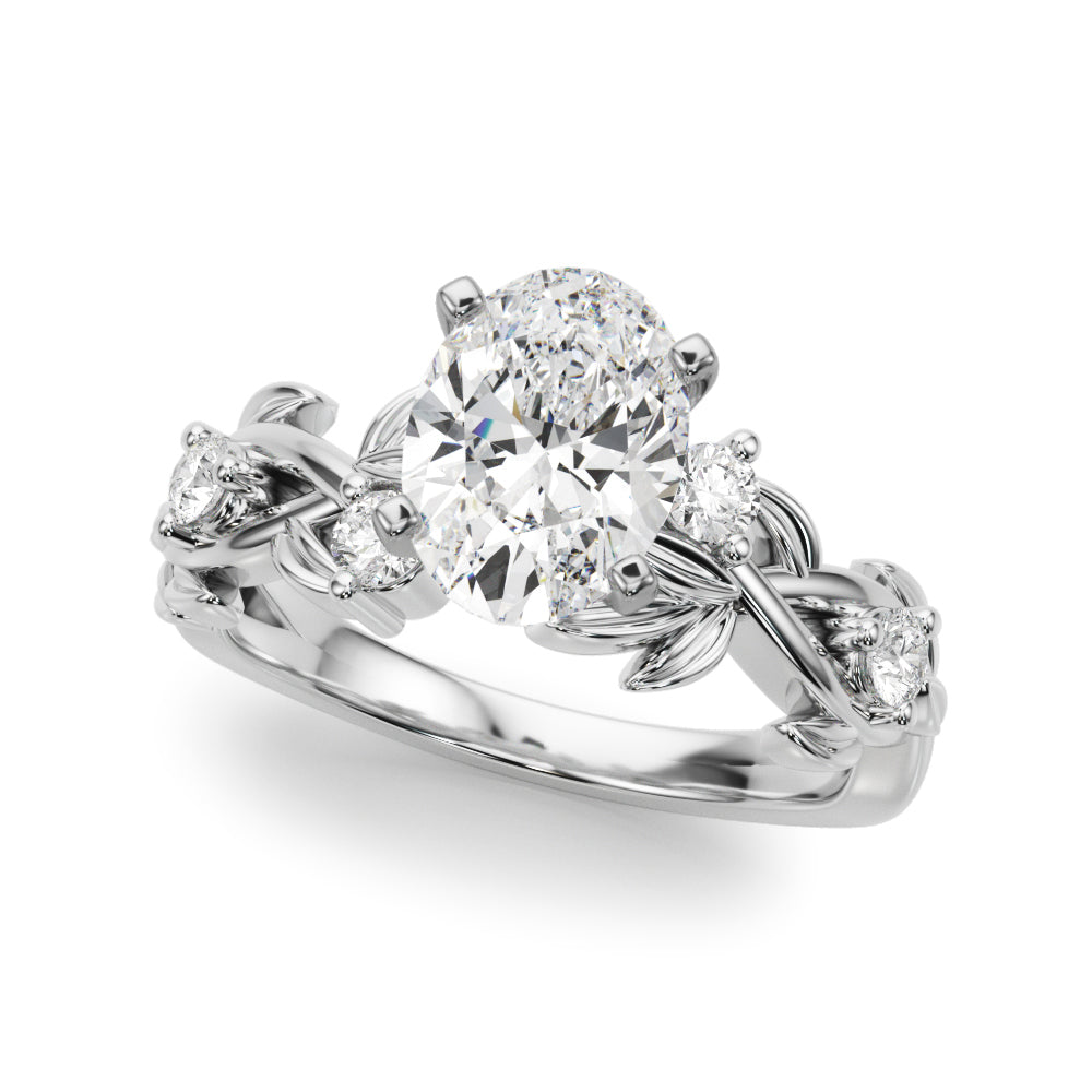 Floral Engagement Ring