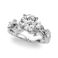 Floral Engagement Ring