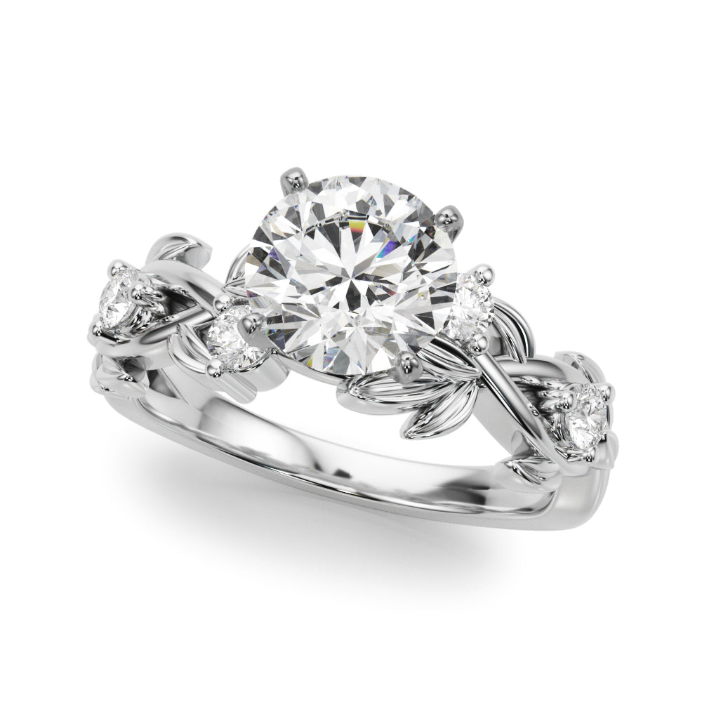 Floral Engagement Ring