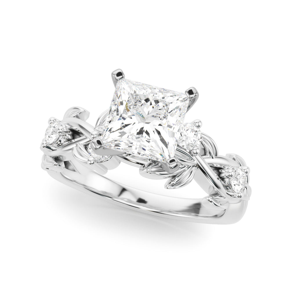 Floral Engagement Ring