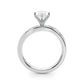 Contemporary Curved Engagement Ring