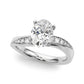 Contemporary Curved Engagement Ring