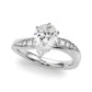 Contemporary Curved Engagement Ring