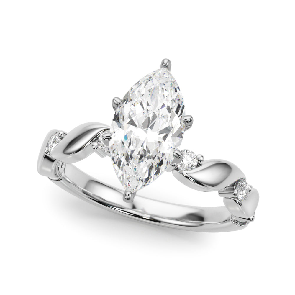 Twisting Engagement Ring