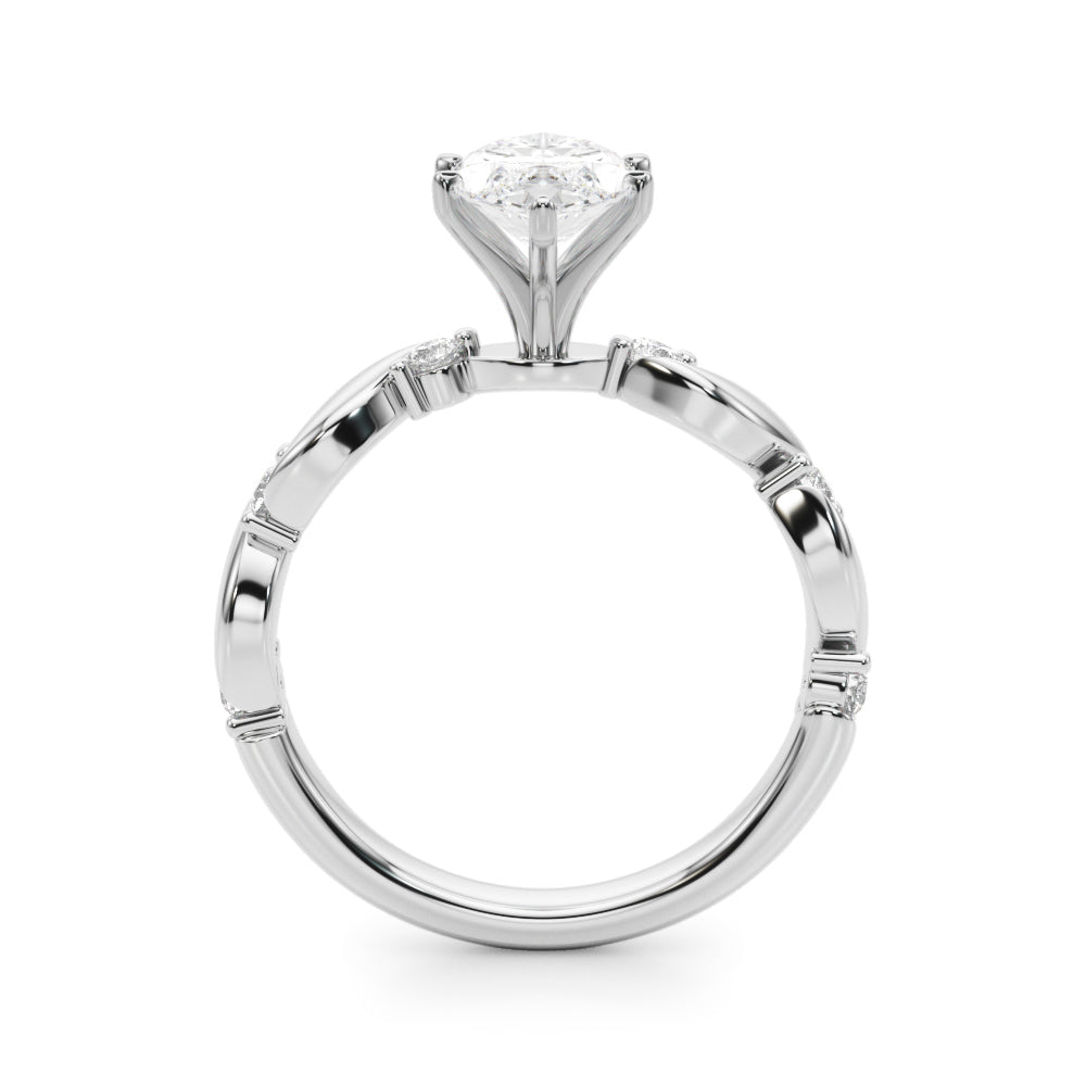 Twisting Engagement Ring