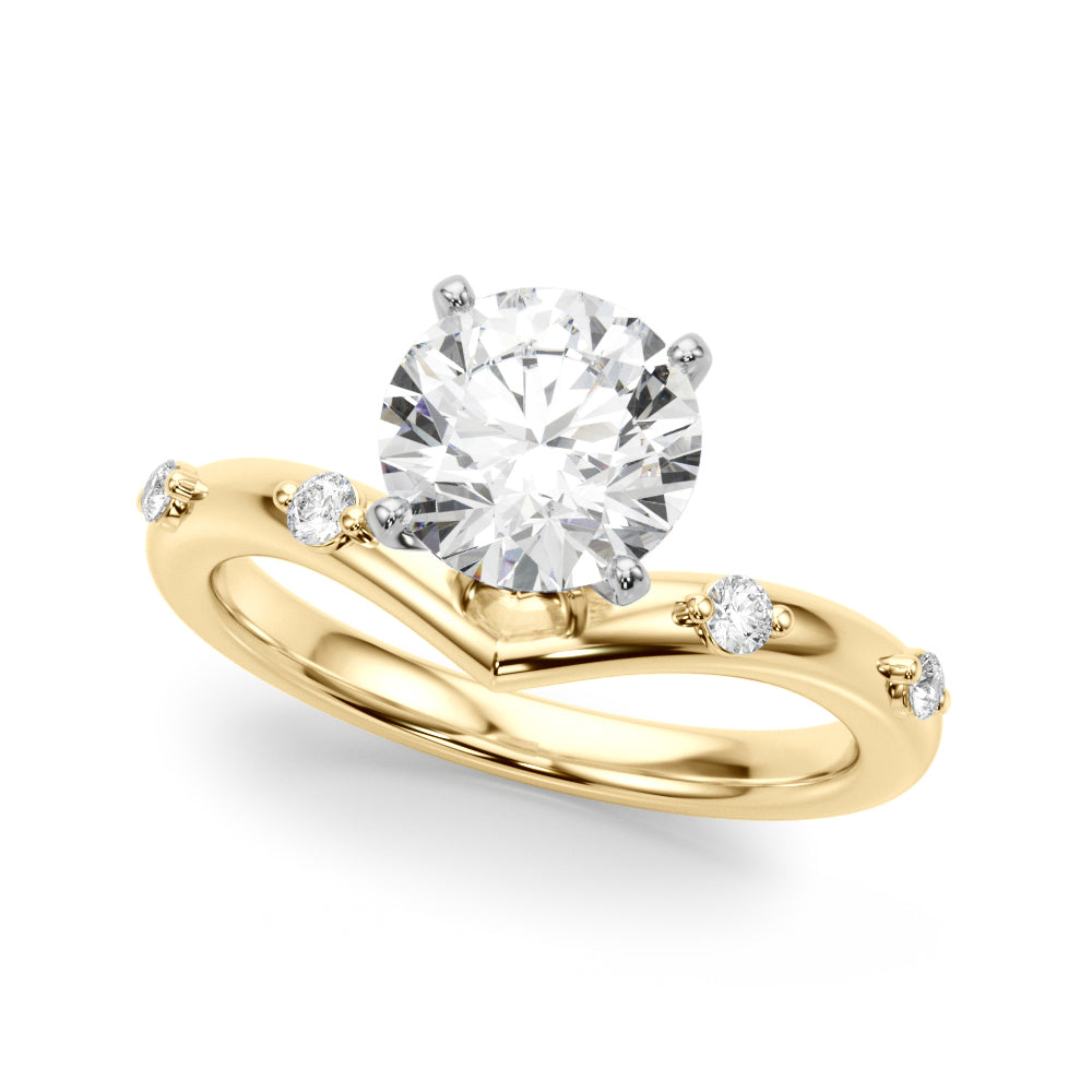 Chevron Engagement Ring