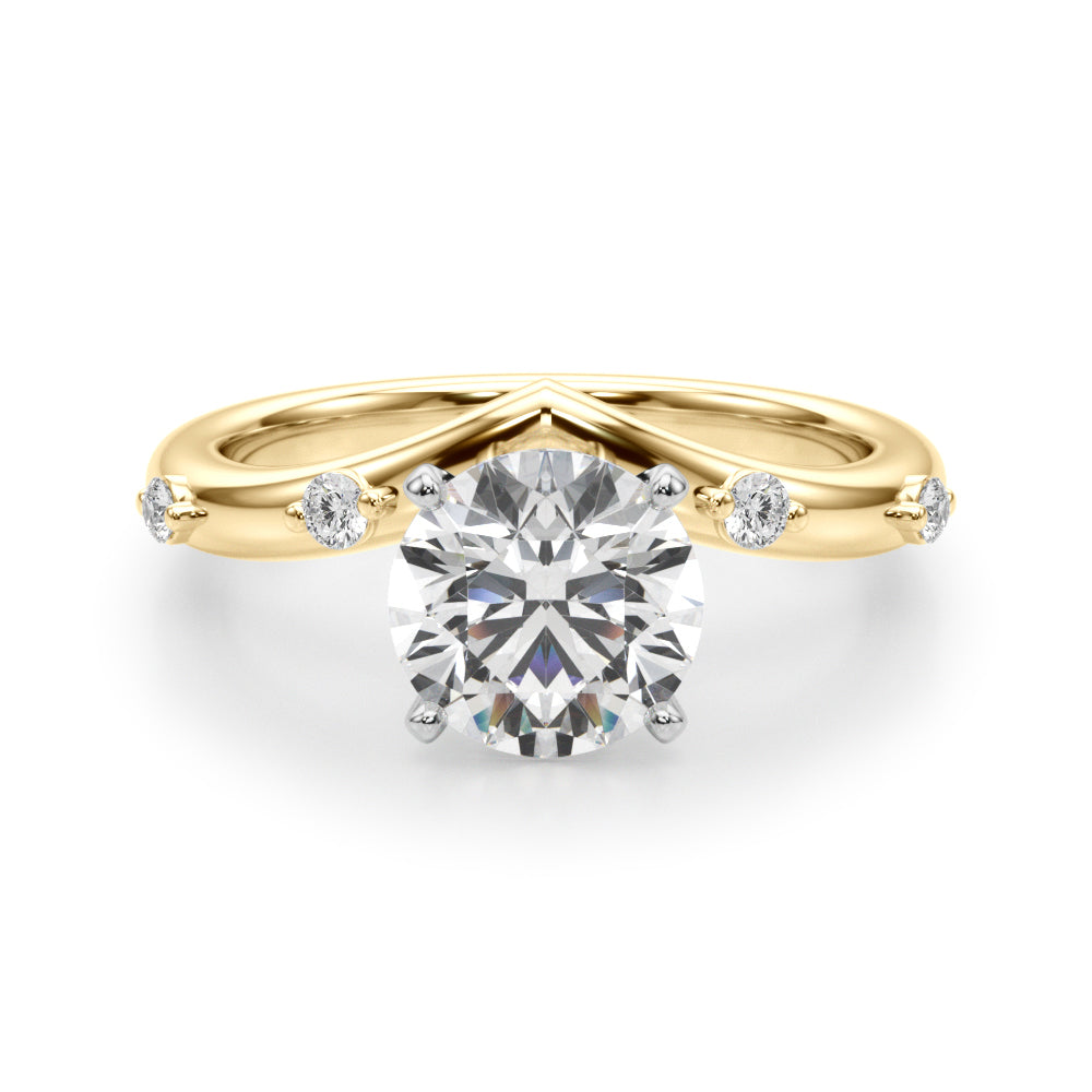Chevron Engagement Ring