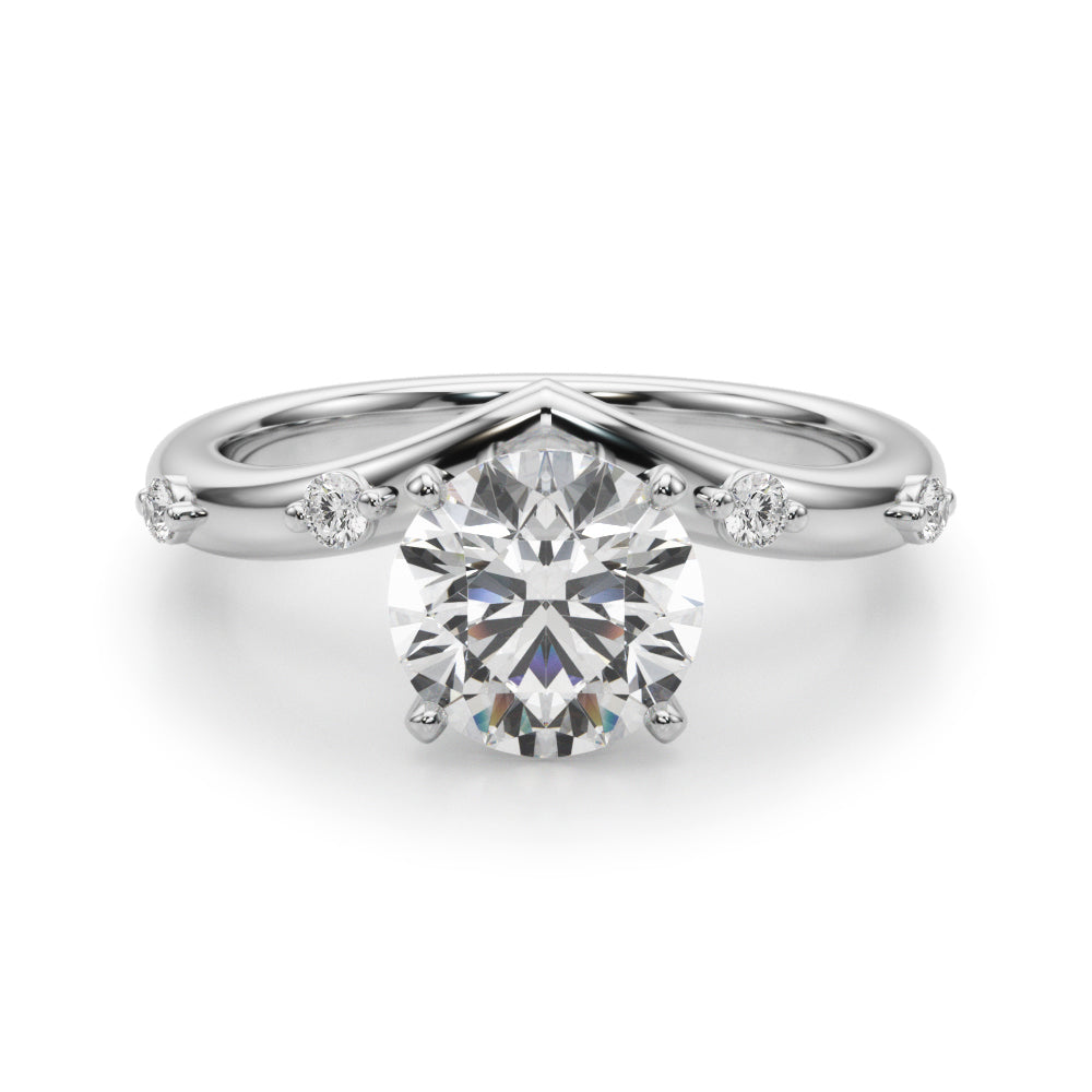 Chevron Engagement Ring