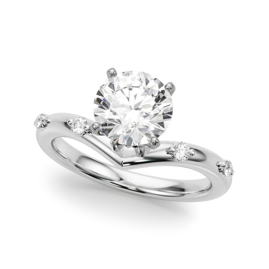 Chevron Engagement Ring