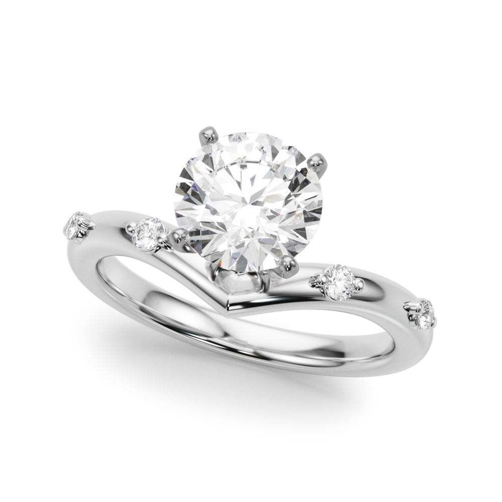 Chevron Engagement Ring