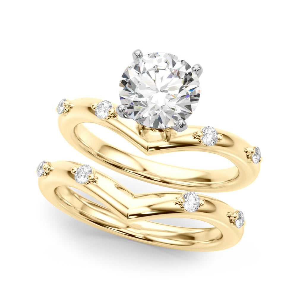 Chevron Engagement Ring