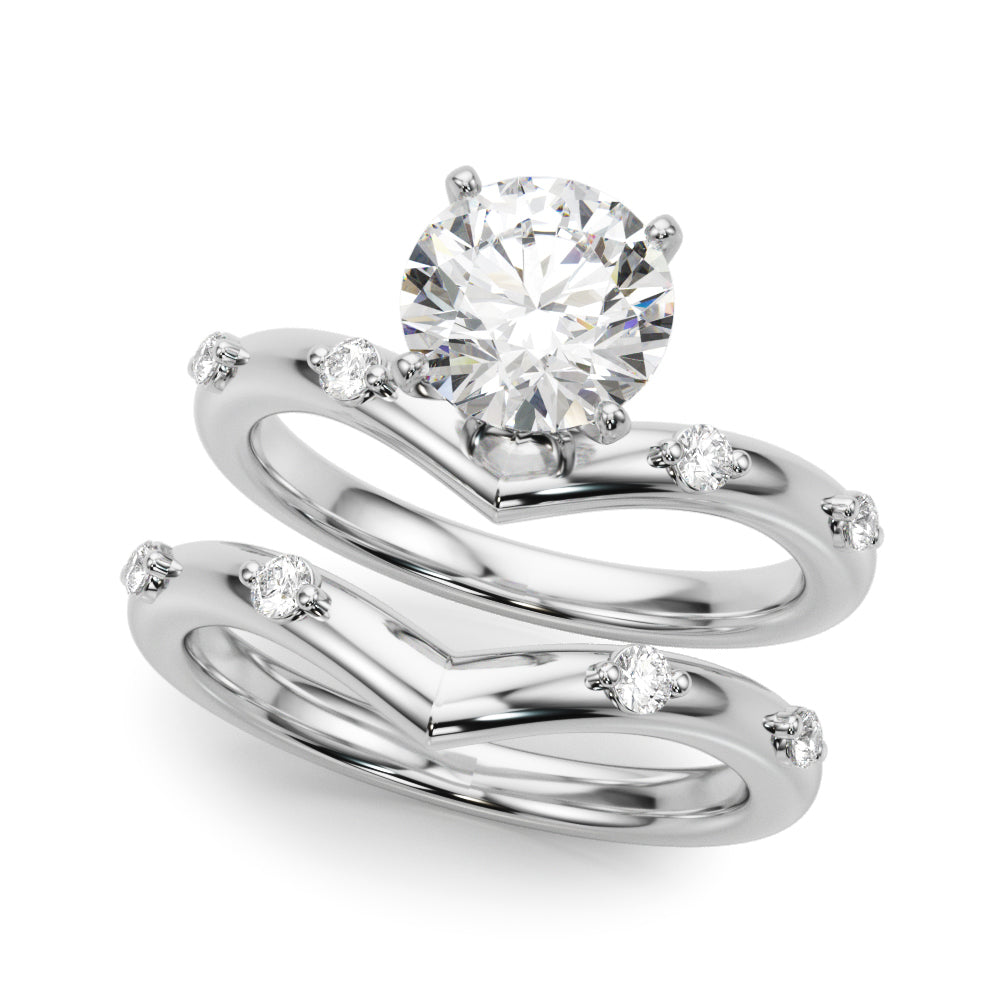 Chevron Engagement Ring