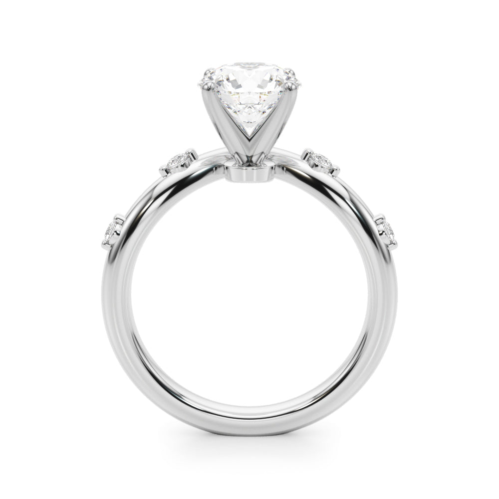 Chevron Engagement Ring
