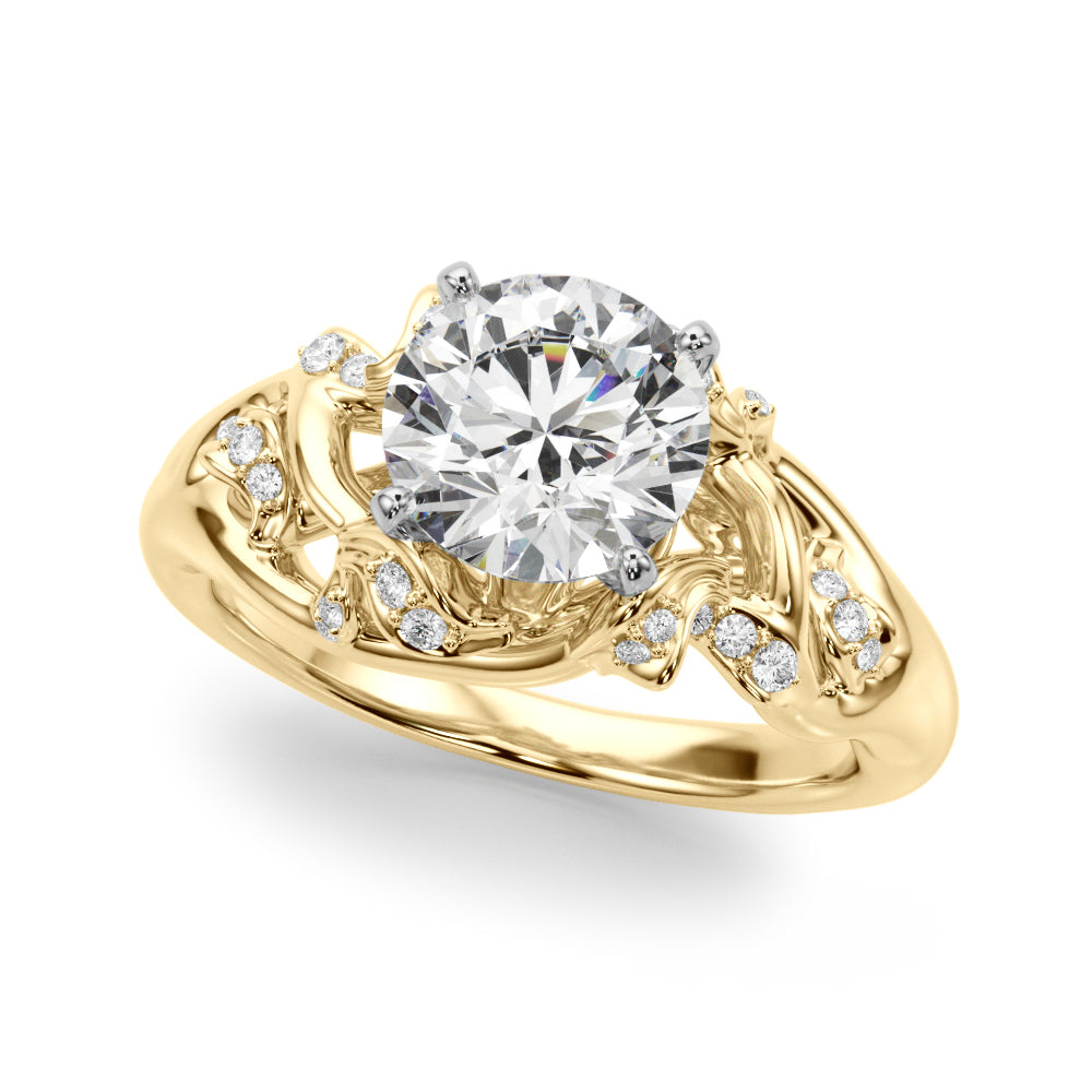 Nature Inspired Engagement Ring