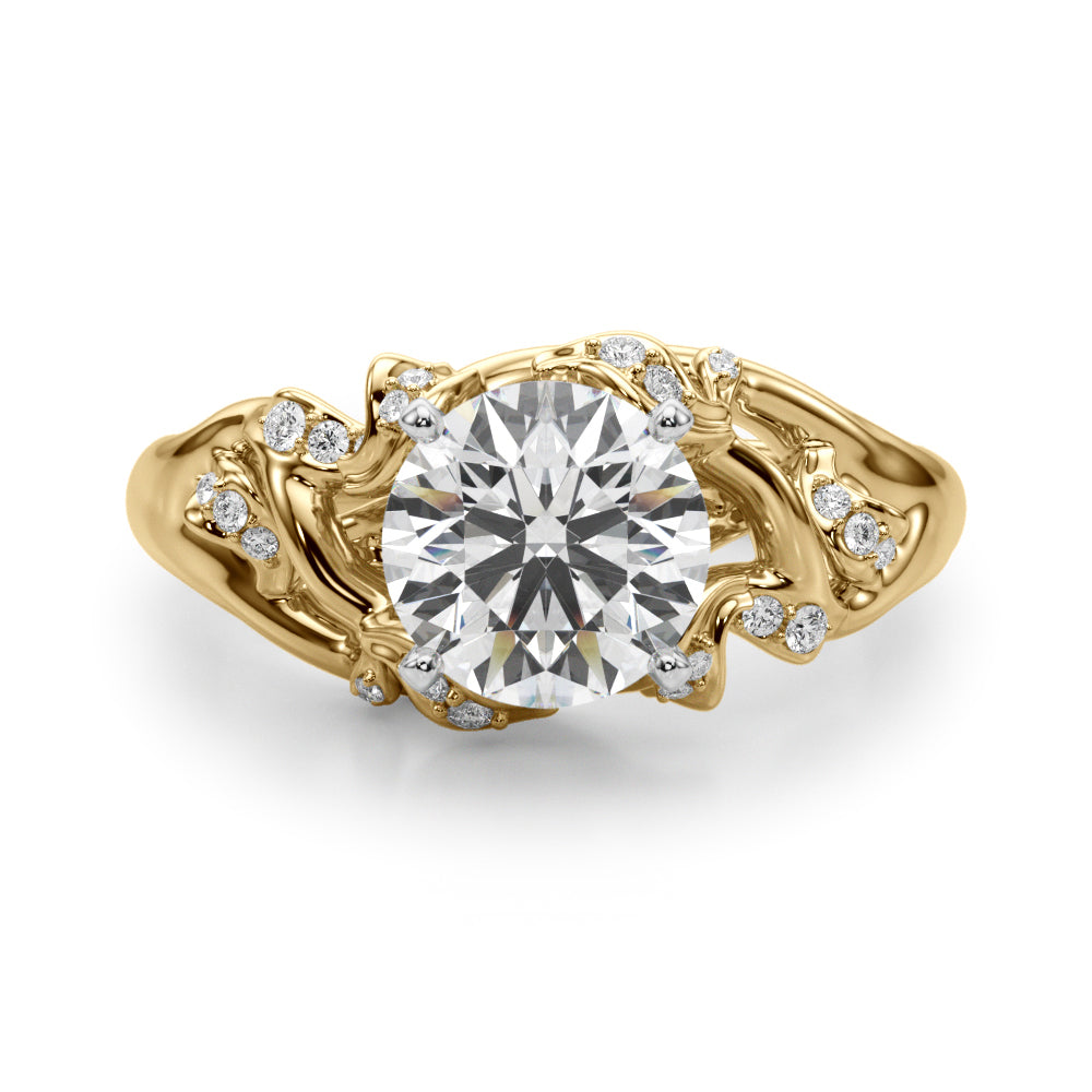 Nature Inspired Engagement Ring