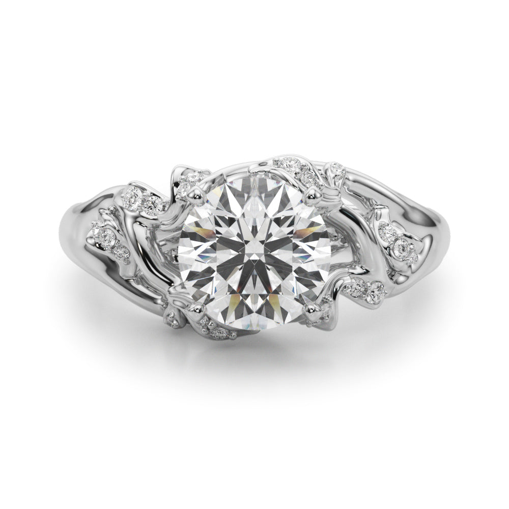Nature Inspired Engagement Ring