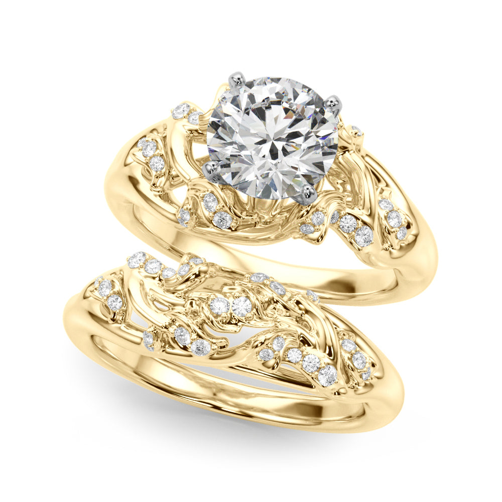 Nature Inspired Engagement Ring