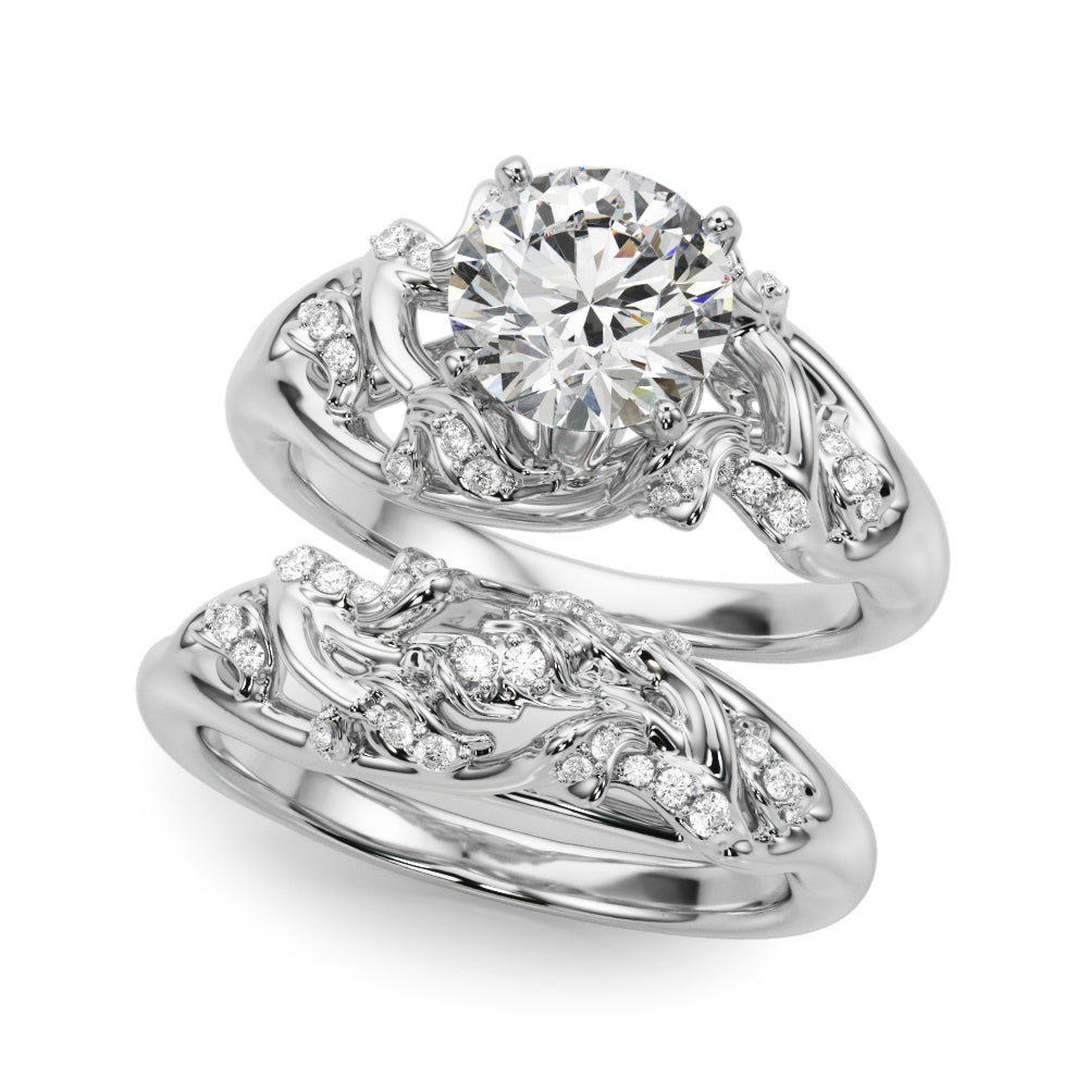 Nature Inspired Engagement Ring