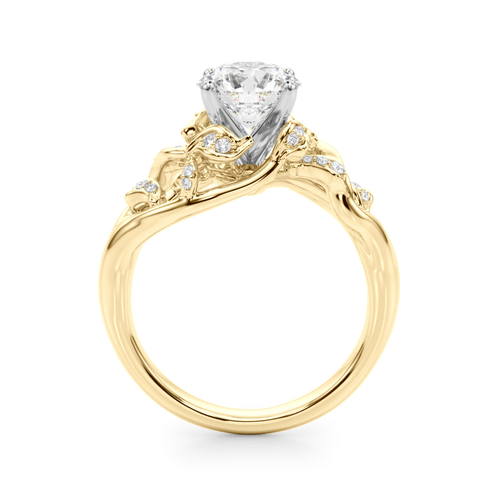 Nature Inspired Engagement Ring